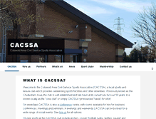 Tablet Screenshot of cacssa.co.uk